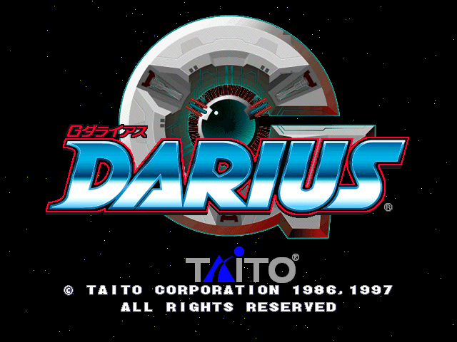G-Darius (Ver 2.01J) Title Screen